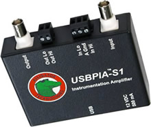 USBPIA-S1 programmable adjustable variable gain instruementation amplifier